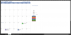 Microsoft Excel Template – Social Media Calander